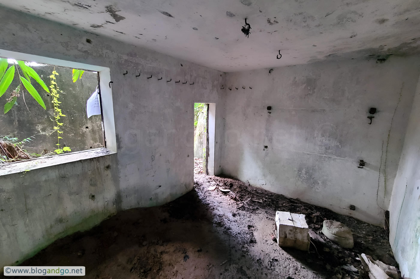 War Time Trail - WNC Gap Station 9 - West Brigade HQ - In a Bunker